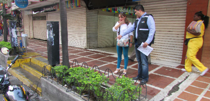 Administraci�n controla y recupera el espacio p�blico en el centro de Cali