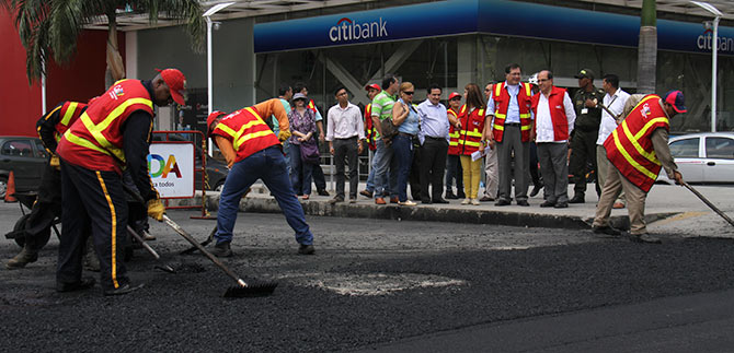 Administraci�n Municipal sigue comprometida con la reparaci�n de la malla vial