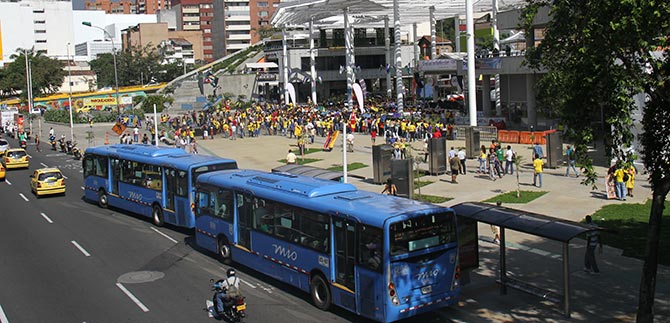 Cierres y desv�os temporales por homenaje a jugadores de la Selecci�n Colombia en la Plazoleta Jairo Varela