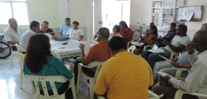 Contin�an mesas preparatorias del consejo comunitario en la comuna 8