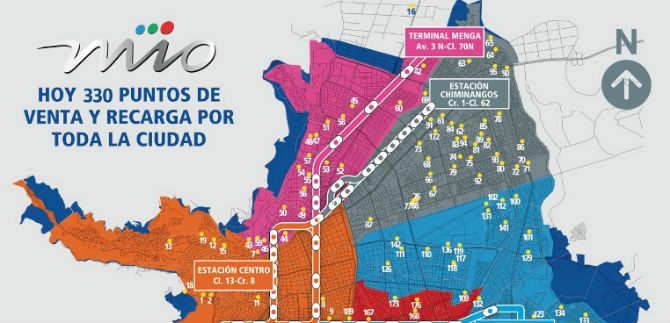 21 nuevos puntos de venta y recarga de tarjetas MIO