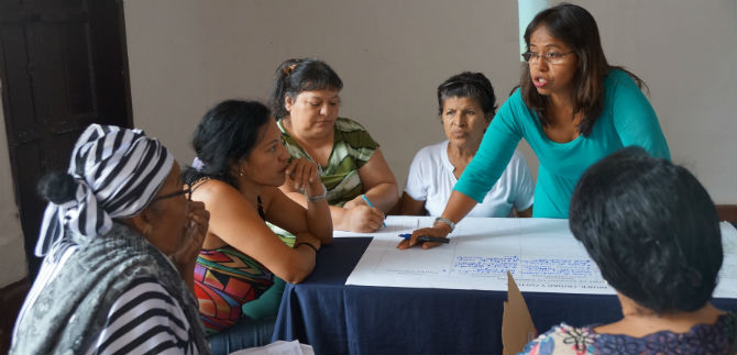 Consolidan agenda pol�tica de mujeres en encuentro de saberes