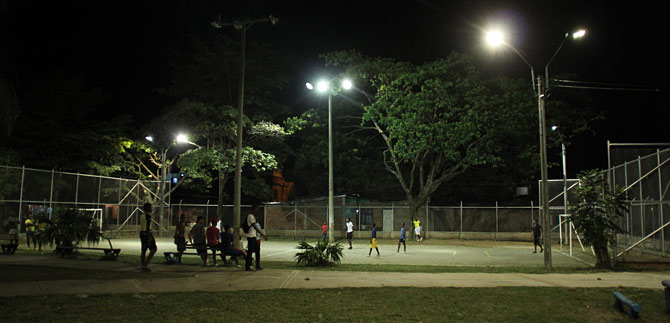 Cambio de luces amarillas por led se prioriza en Territorios de Inclusi�n y Oportunidades