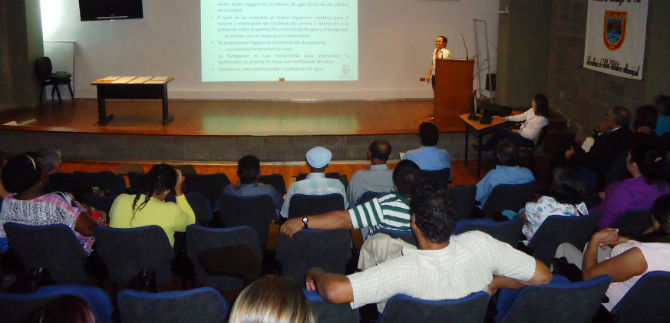 Clausuran m�dulo en torno a la prevenci�n del dengue