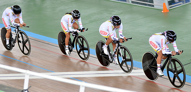 Selecci�n Colombia de Ciclismo de Pista siente a Cali como su casa