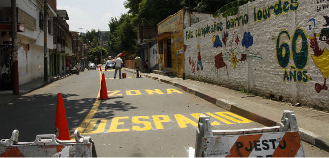 Tr�nsito ha impactado la comuna 18 con demarcaci�n vial y controles