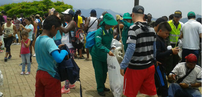 Cerca de 14  toneladas de residuos se recogieron en los cerros durante Semana Santa