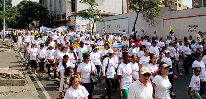 Con organismos de asistencia y socorro, el Alcalde marchar� por la paz este 9 de abril