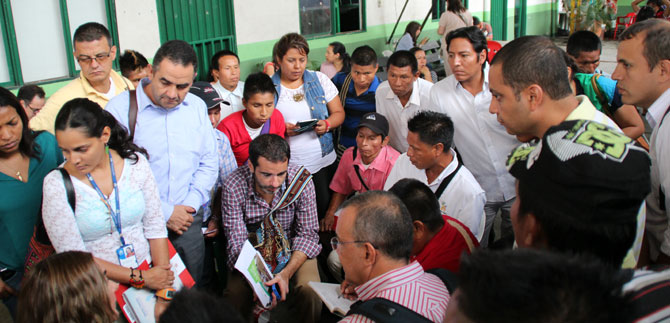 Listos, compromisos de Alcald�a de Cali para retorno de emberas: Asesor de Paz