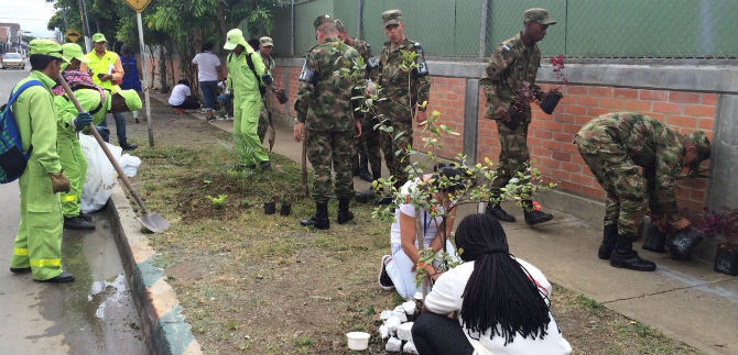 Asesor�a de paz recuper� inmediaciones de instituci�n educativa en la comuna 16