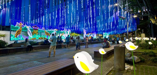 Alumbrado Navide�o ir� hasta este 1� de enero