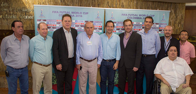 Instalado oficialmente el Comit� organizador del Mundial F�tsal Cali 2016