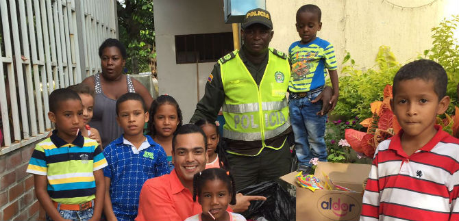 Quinientos menores de la vereda Morga gozaron el D�a de los Ni�os