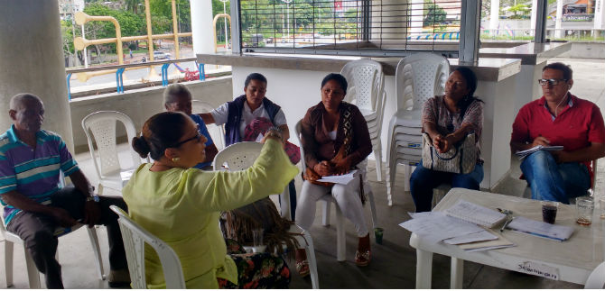 Reuni�n Consejo Comunitario Afro