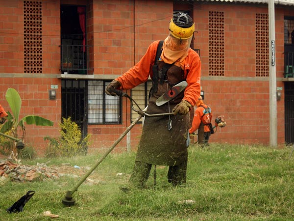 El Dagma y un operador de aseo mejoran el entorno de la instituci�n educativa Isa�as Duarte