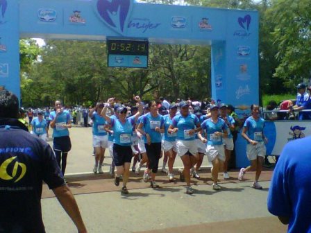 Las cale�as corren contra el c�ncer