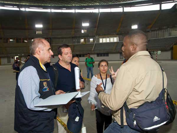Organismos de socorro inspeccionan escenarios deportivos para los Juegos Mundiales