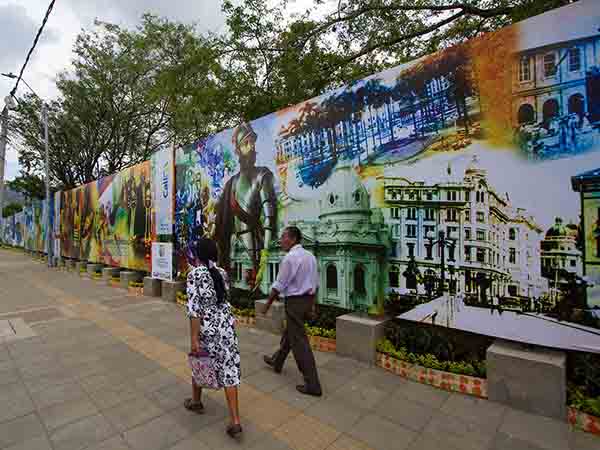 Un mural de 110 metros de extensi�n vestir� a Cali durante los Juegos Mundiales