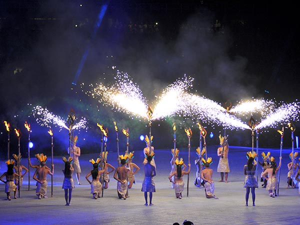 �Metamorfosis�, una puesta en escena con derroche de tecnolog�a en la inauguraci�n de los World Games