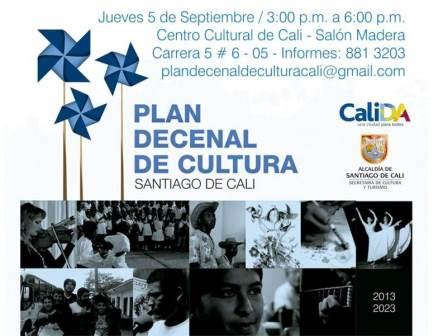 Socializaci�n del Plan Decenal de Cultura de Cali