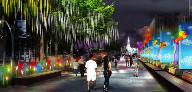 Alumbrado navide�o enciende la magia de Cali