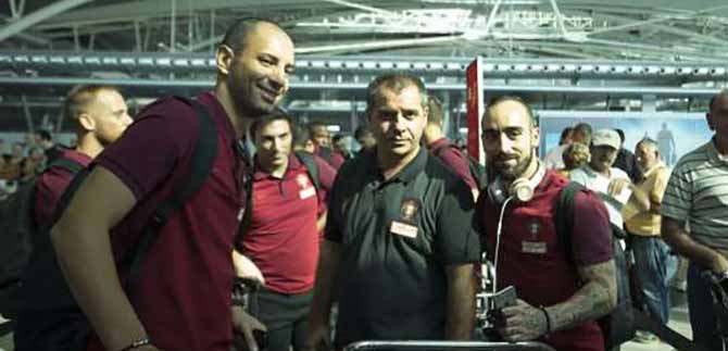 Selecci�n de Portugal lleg� a Cali