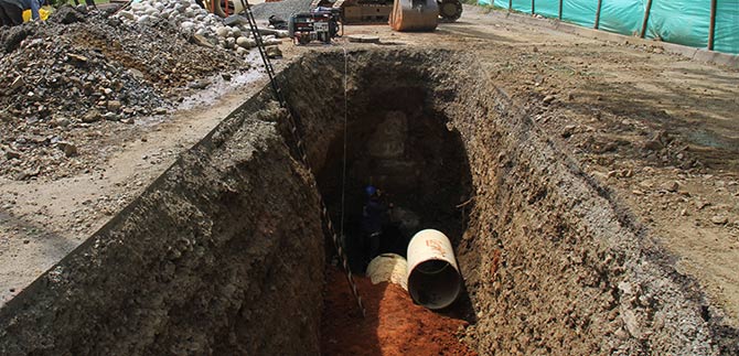 Obras en el barrio La Base finalizar�n en noviembre