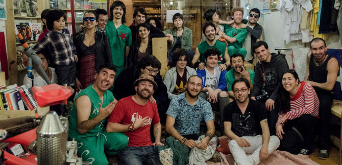 Banda chilena Keko Yoma, en los Jueves del Sam�n
