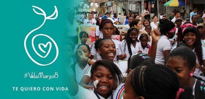 Este domingo 8 de marzo, todos a marchar por la vida