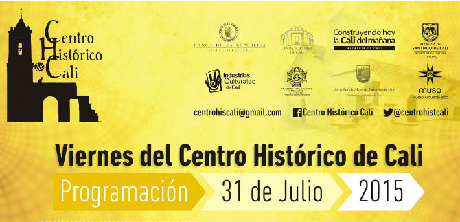 Este 31 de julio, la Cultura se toma el Centro Hist�rico de Cali