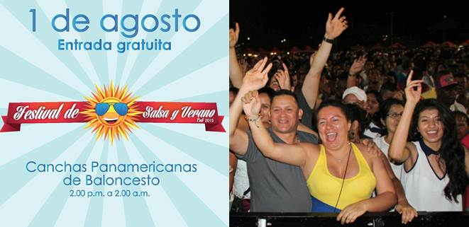M�sica y baile en el Festival de Salsa y Verano Cali 2015, este s�bado