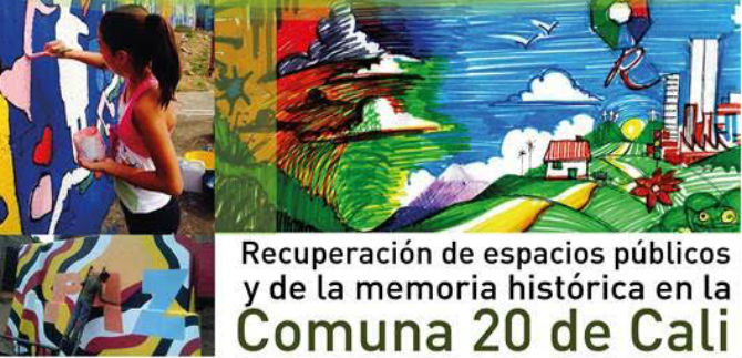 Comuna 20 es pionera en murales por la reconciliaci�n; entrega este viernes