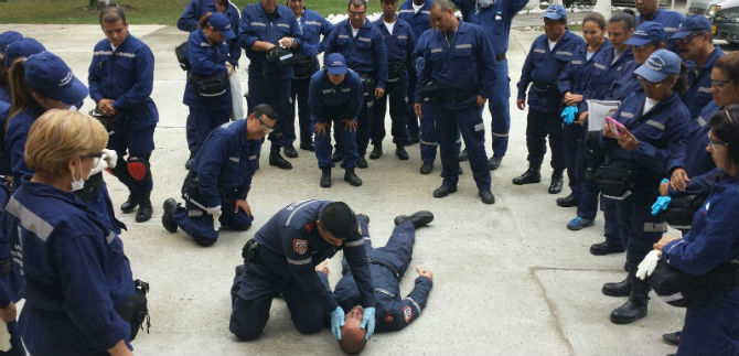 Brigadistas de la Alcald�a de Cali, capacitados para atender emergencias en el CAM