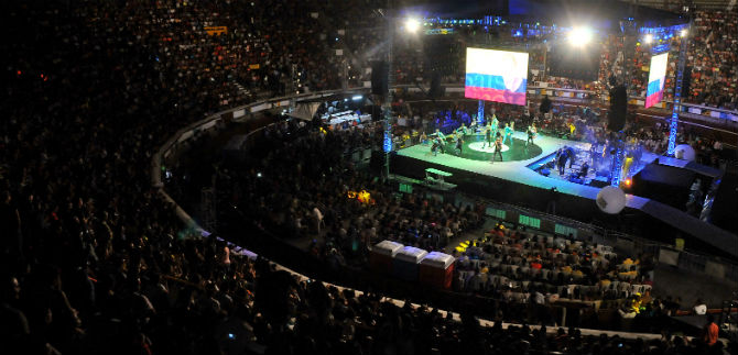 Carpa de Exposalsa, la m�s concurrida en el Mundial en Cali