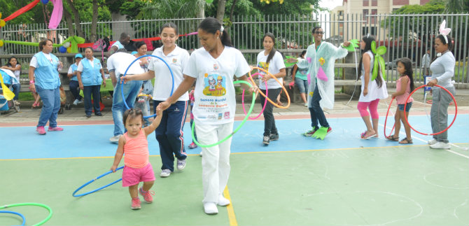 Ni�os de Cali disfrutan el Festival de La Primera Infancia