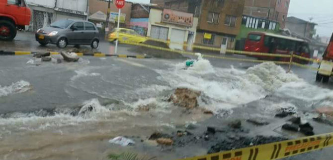 Alcald�a y organismos de socorro atendieron llamado de la comunidad durante las lluvias