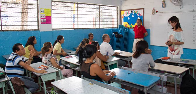 Secretaria de Educaci�n visit� la Instituci�n Educativa Eva Riascos Plata
