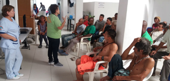 Jornadas de autocuidado para habitantes de la calle del Hogar de Acogida D�a