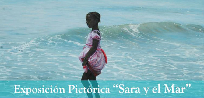 Inauguraci�n de la exposici�n pict�rica Sara y el mar