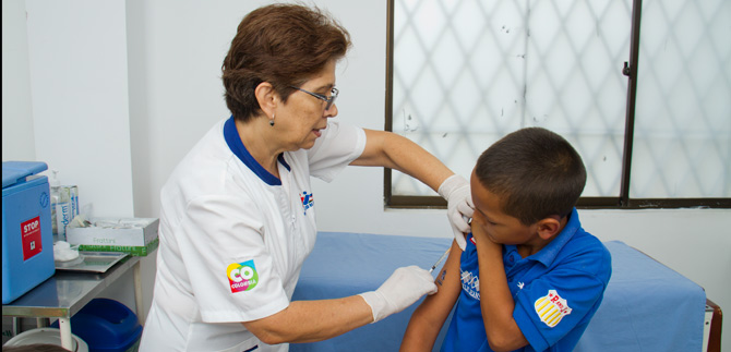En Cali, todos somos responsables de la vacunaci�n de nuestros ni�os