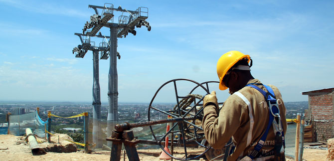 Construcci�n de la obra civil del MIO Cable termina en junio