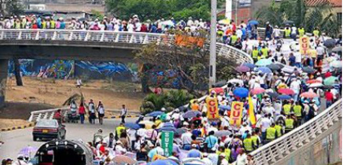 Autoridades locales instaron a cale�os a expresarse pac�ficamente este 1 de mayo