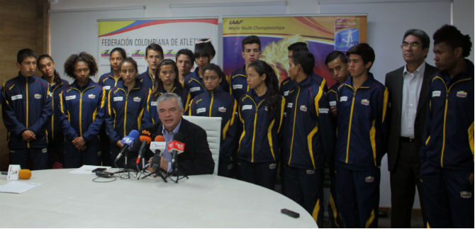 Colombia ya tiene lista su representaci�n para el Campeonato del Mundo de Atletismo de Menores