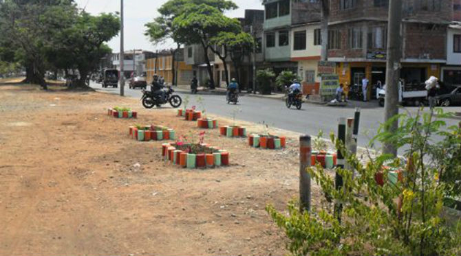 Jard�n enluce la calle 26 con carrera 17F, luego de jornada de recuperaci�n