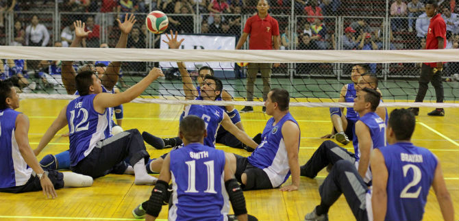 Con actos culturales y deportivos, presentan III Copa de Voleibol Sentado y campa�a Respira Paz