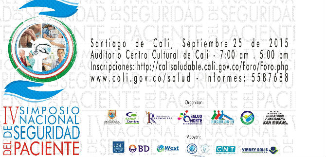 Est�n abiertas las inscripciones para el IV Simposio Nacional de Seguridad del Paciente