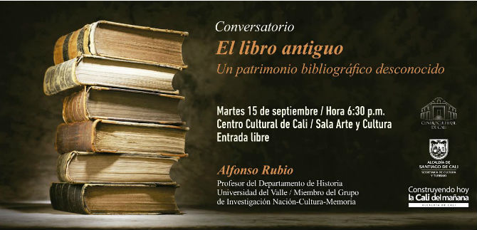 Experto disertar� sobre el libro antiguo como patrimonio bibliogr�fico