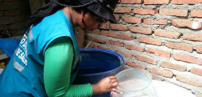 Salud P�blica intensificar� jornadas de eliminaci�n de criaderos del zancudo