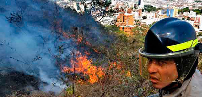 La mayor�a de incendios forestales son provocados, Secretar�a del Riesgo pide denunciar