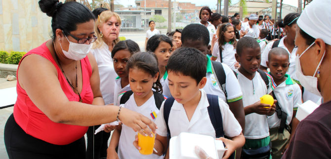 Programa de Alimentaci�n Escolar promueve permanencia de estudiantes